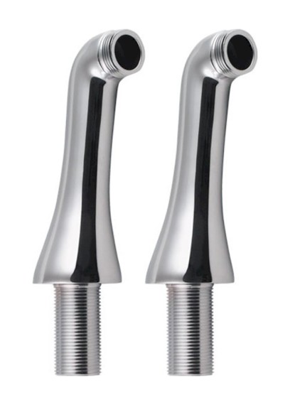 ANTEA připojení pro instalaci vanové baterie na okraj vany (pár), chrom 9851