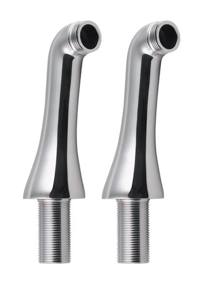 9851 (4264) ANTEA připojení pro instalaci vanové baterie na okraj vany (pár), chrom 9851