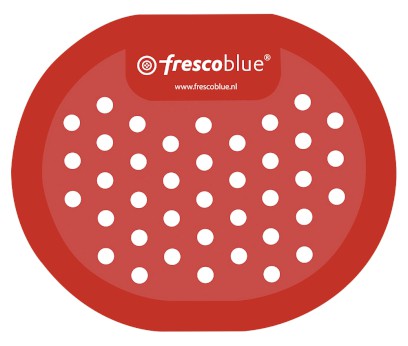FRESCOBLUE sítko pro urinál 168x140 mm, červená 6003900401