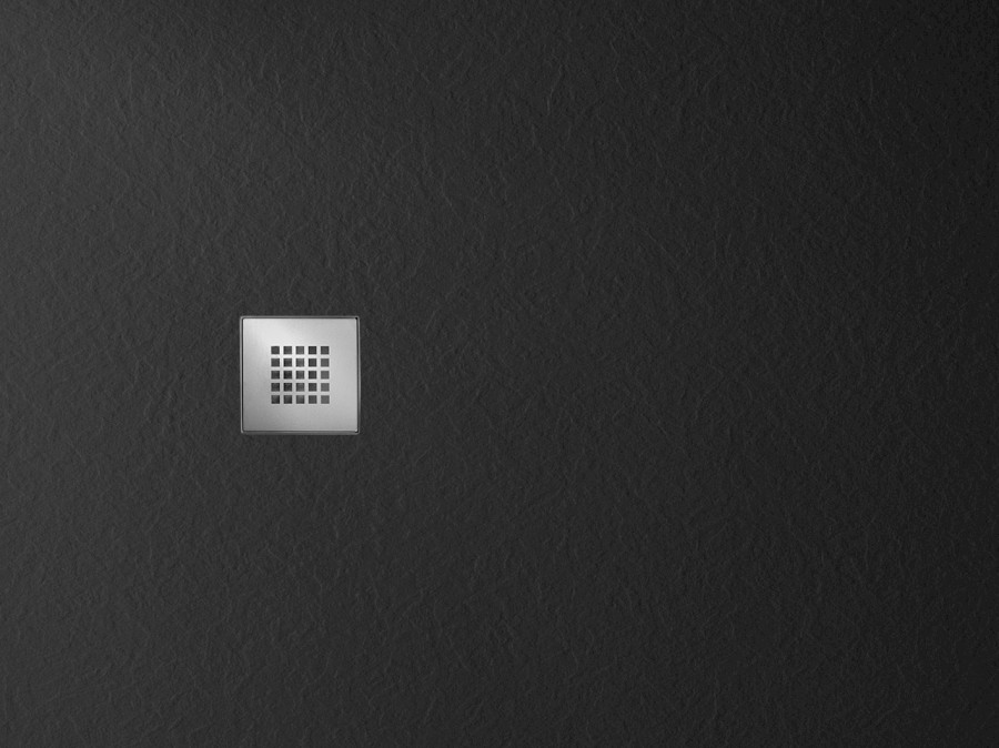 MITIA sprchová vanička z litého mramoru, obdélník 120x90cm, černá PMC12090