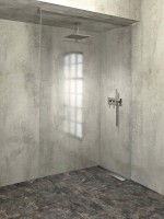 AL2616 (55255) ARCHITEX sada pro neviditelné uchycení skla, podlaha-stěna-strop, 1610x2600mm, leštěný hliník AL2616