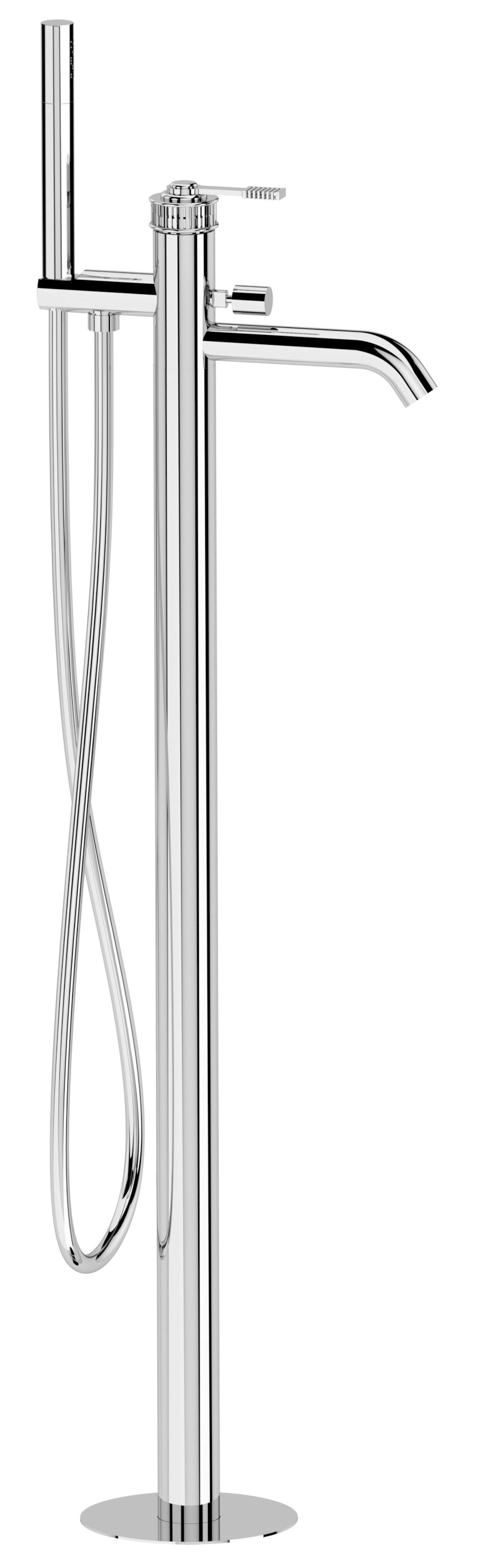 RV021 (57762) VERSI vanová baterie s připojením do podlahy, chrom RV021