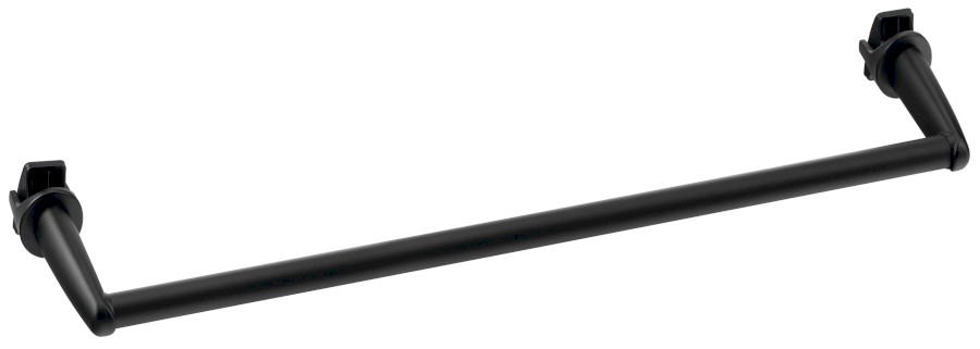 IDR-50B (61649) Sušák ručníků na otopná tělesa 46cm rovný, černá mat IDR-50B