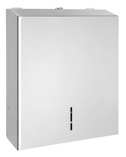 Zásobník na papírové ručníky 285x370x105mm, nerez lesk XP048