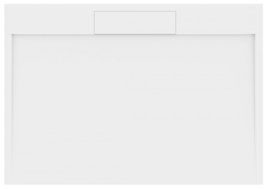 IRENA sprchová vanička z litého mramoru, obdélník 140x100cm, bílá HI140100