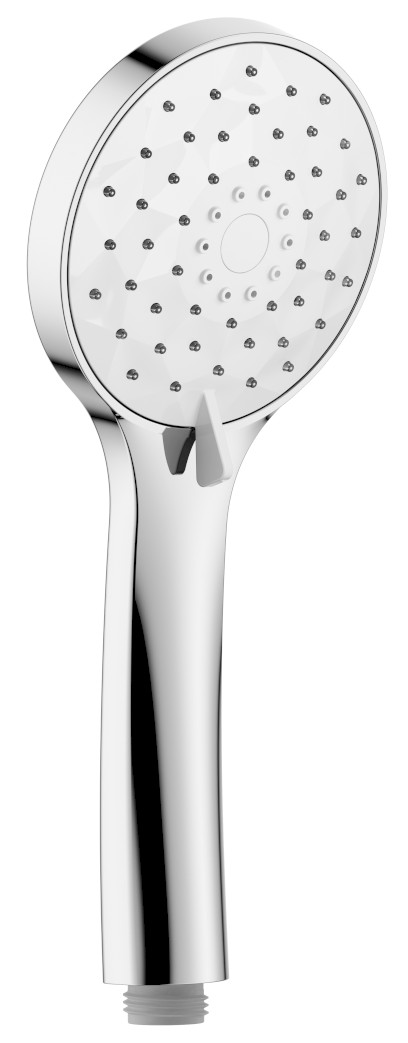 Ruční masážní sprcha, 4 režimy sprchování, silikon trysky, průměr 101mm, ABS/chrom 1204-02
