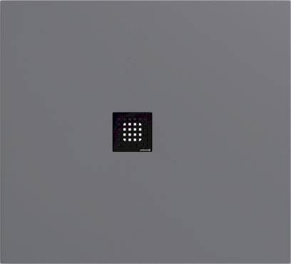 FLEXIA vanička z litého mramoru s možností úpravy rozměru, 110x100cm, šedá mat 72922.31