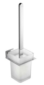 APOLLO WC štětka závěsná, mléčné sklo, chrom 1416-08