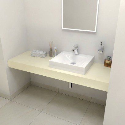 TAILOR rockstone deska 150x50 cm, provedení límce F TR150F