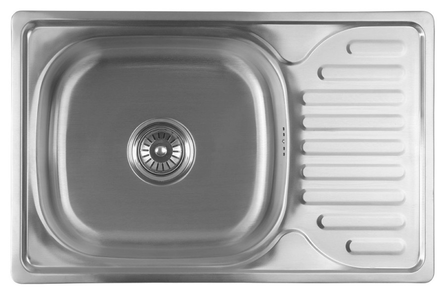 Nerezový vestavný dřez s odkapem 66x18x42cm AQ6642B