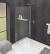 MODULAR SHOWER jednodílná zástěna pevná k instalaci na zeď, s otvory na držák ručníků, 1000 mm MS1-100-D