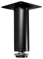 10077B (56127) KERAMIA FRESH výškově stavitelná nožička, výška 100-110mm, černá mat 10077B