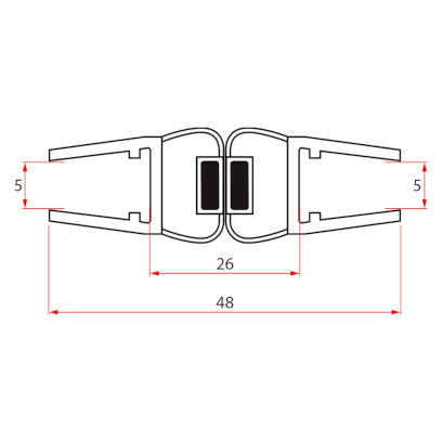 Sada magnetických těsnění pro YB93 NDYB93-C05