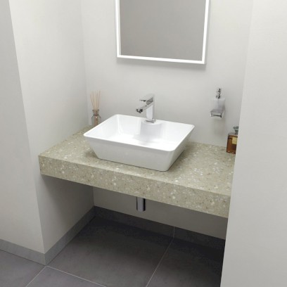 TAILOR rockstone deska 110x50 cm, provedení límce F TR110F