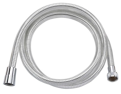 LASER plastová sprchová hadice, 150cm, chrom/bílá 11150