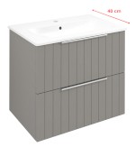 CR592-4343S (54854) CIRASA umyvadlová skříňka 58x54x39cm, agila strip CR592-4343S