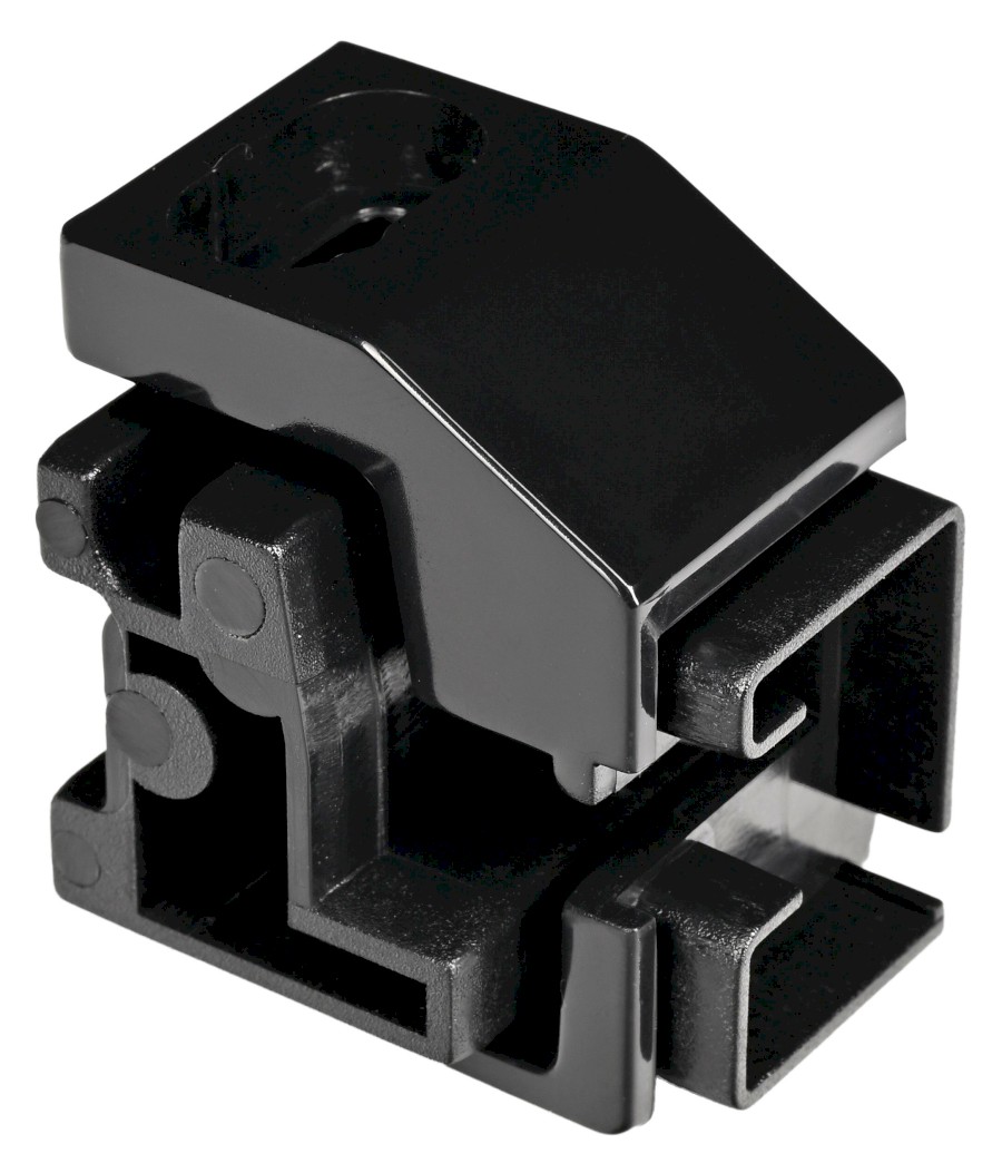 ND715LB (61337) EASY BLACK vložka pro uchycení spojovacího profilu, pravá ND715LB