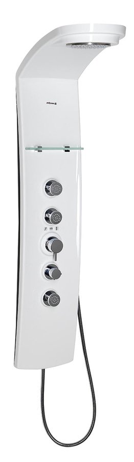 LUK termostatický sprchový panel 250x1300mm, bílá 80312
