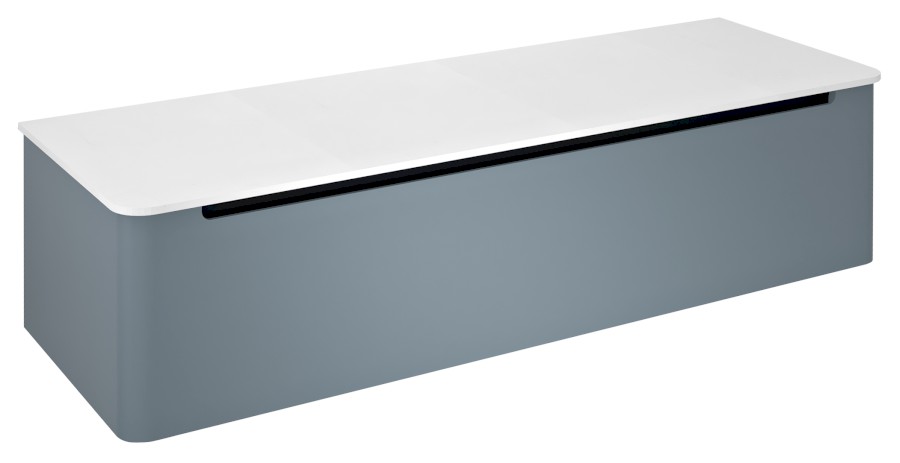 KR140-4242 (58766) KERALA umyvadlová skříňka 140x35x47,5cm, 1x zásuvka, siena KR140-4242