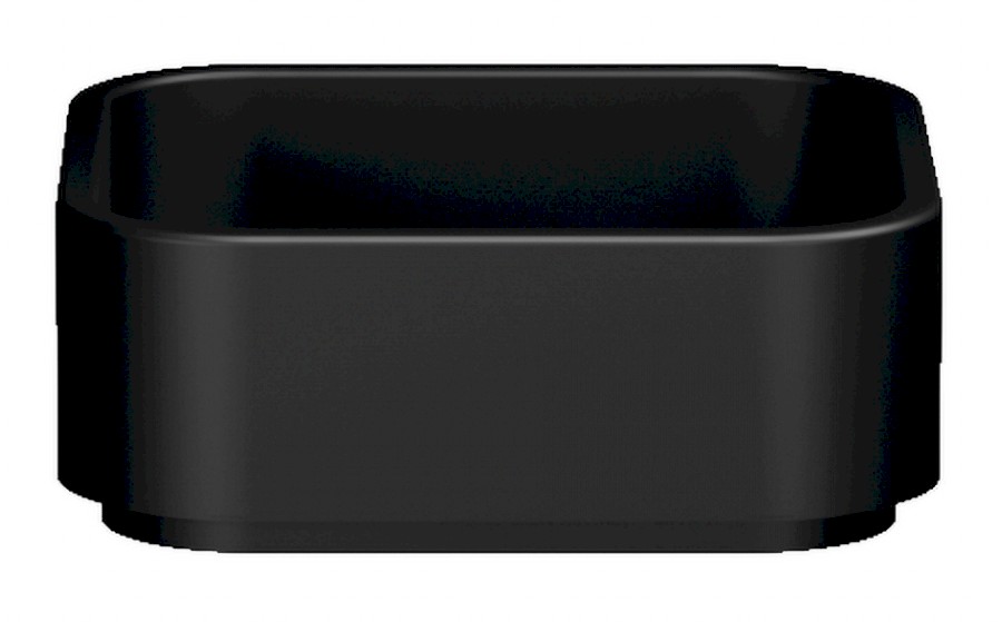 HAKO keramické umyvadlo na desku 40x40 , černá mat 554431