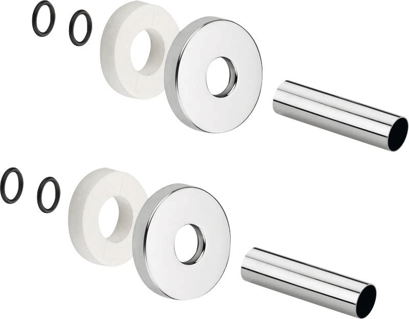 Set krycích rozet, chrom CP6035