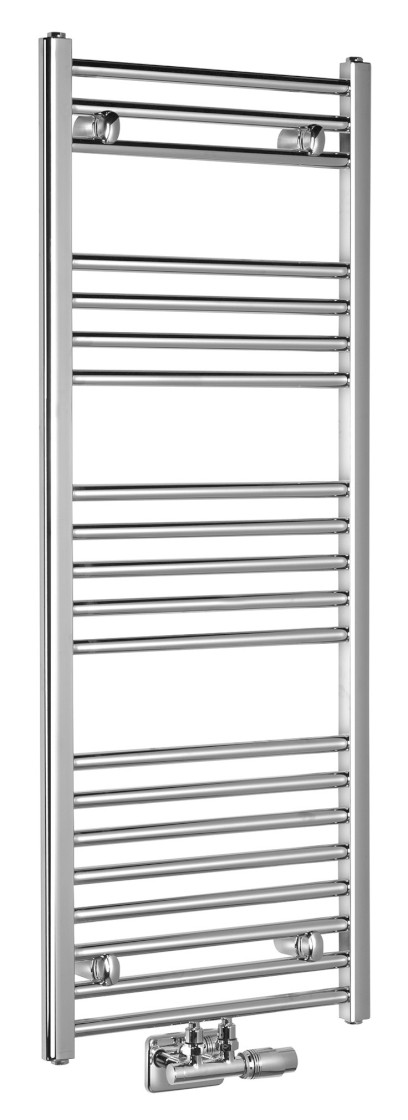 ALYA otopné těleso rovné 400x1188mm, středové připojení, chrom LLS308