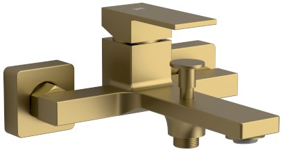 CUBEMIX nástěnná vanová baterie, zlato mat CM010GB