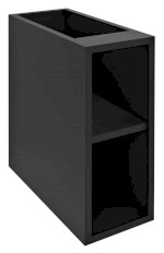 DT200-3434 (45202) ODETTA skříňka spodní policová 20x50x43,5cm, antracit matný DT200-3434