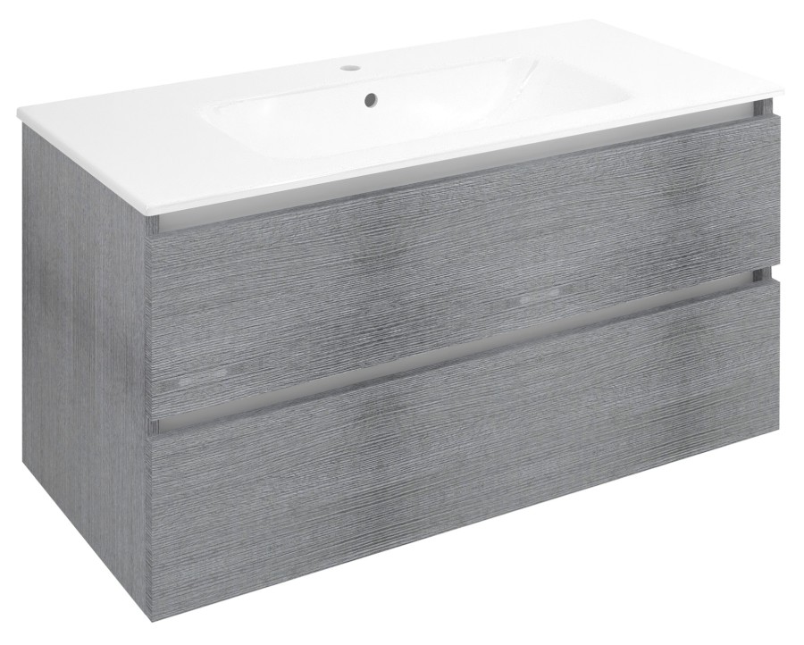 EZ101-1111 (60246) EZARA umyvadlová skříňka 99,8x52x46cm, dub stříbrný EZ101-1111