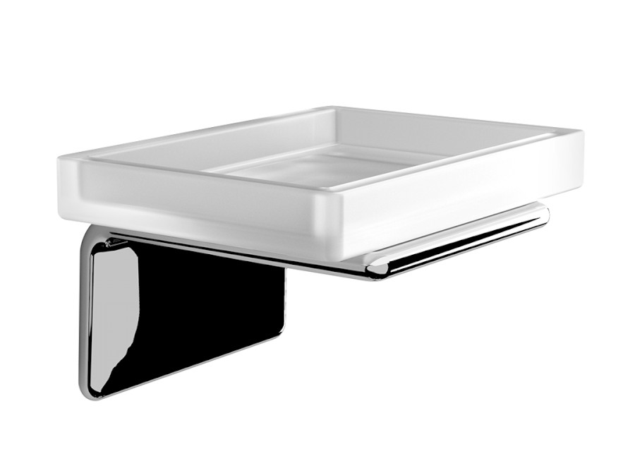 IL GIGLIO mýdlenka, mléčné sklo, chrom A91113