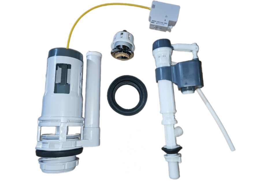 NDPB103H-1 (59569) Splachovací souprava s DUAL tlačítkem 49 mm, spodní napouštění 1/2