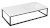 SKA konzole pod umyvadlo/desku 100x22x51cm, černá mat SKA810
