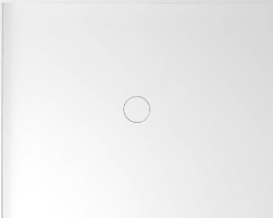 MIRAI sprchová vanička z litého mramoru, obdélník 100x80x1,8cm, levá, bílá 73169