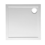 800.111.4 (51222) ELSE sprchová vanička z litého mramoru, čtverec 80x80cm, bílá 800.111.4