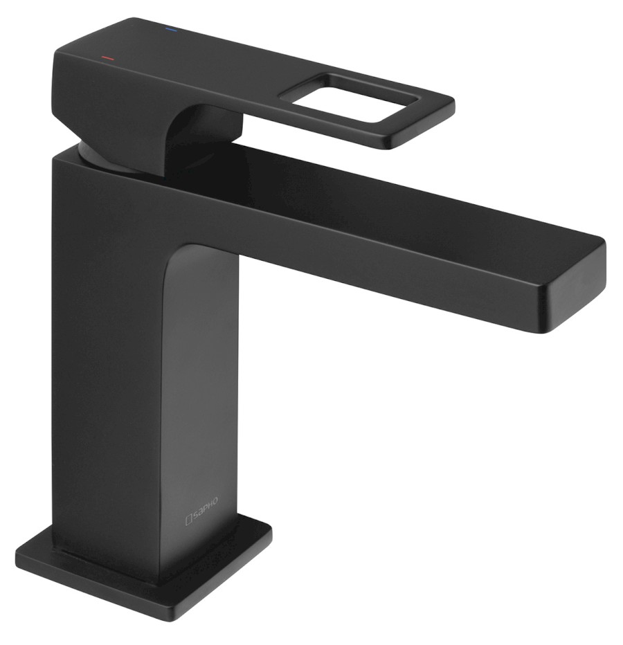 FORATA stojánková umyvadlová baterie, černá mat FT002/15