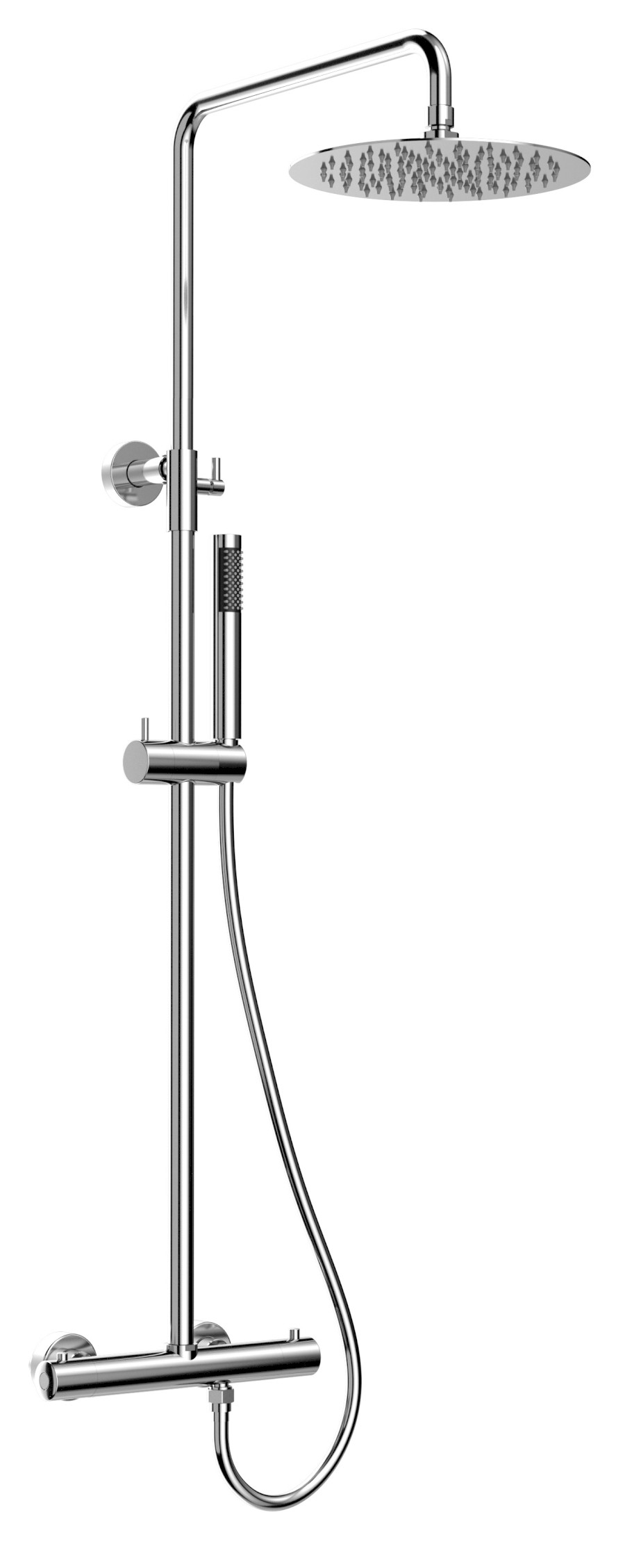 KU139 (51617) Sprchový sloup s termostatickou baterií, chrom KU139