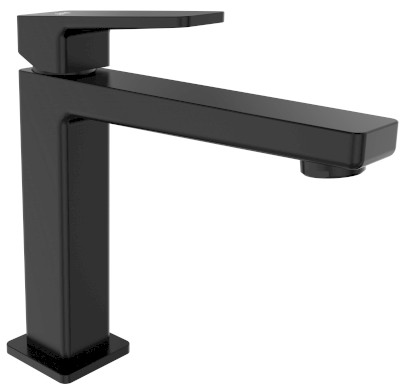 TURSI stojánková umyvadlová baterie, výška 190mm, černá mat TI004B
