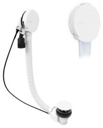 71853.10 (53675) Vanová souprava s napouštěním, bovden, délka 800mm, zátka 72mm, bílá 71853.10