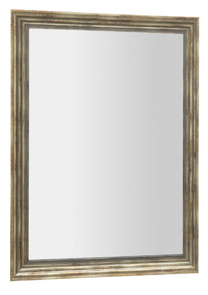 DEGAS zrcadlo v dřevěném rámu 71,6x91,6cm, černá/starobronz NL730