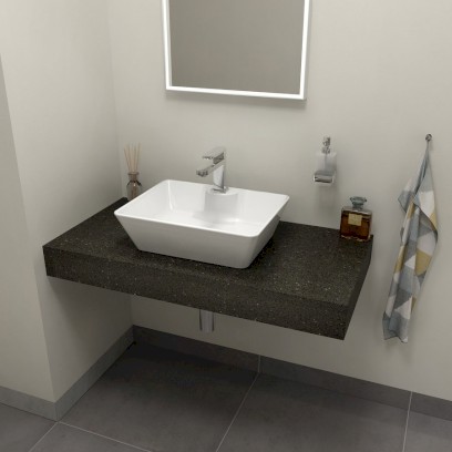 TAILOR rockstone deska 70x50 cm, provedení límce R TR070R