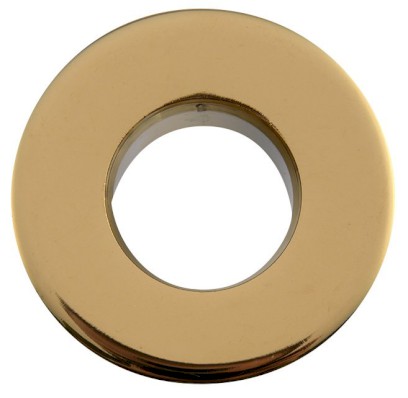 Kovová krytka přepadu umyvadla, 30 mm, zlato AR912