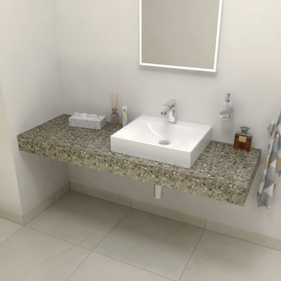 TAILOR rockstone deska 140x50 cm, provedení límce R TR140R