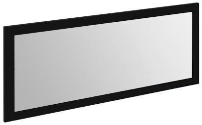 TREOS zrcadlo v rámu 110x50cm, černá mat TS100-3535
