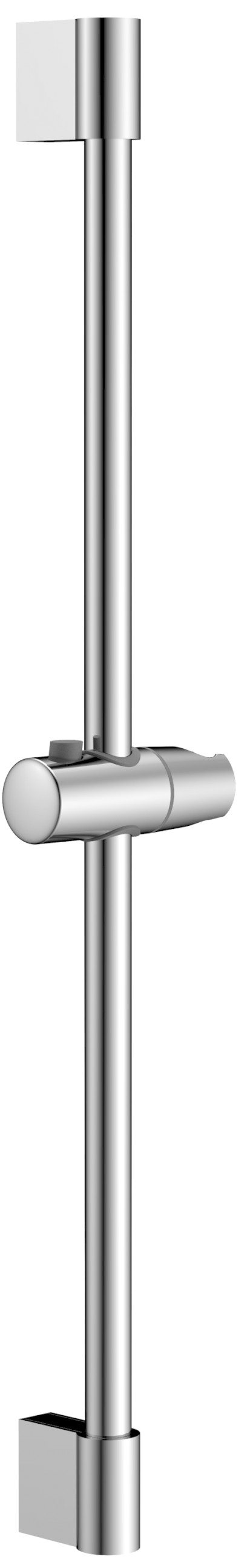 Sprchová tyč, posuvný držák, kulatá, 708mm, ABS/chrom 1202-05