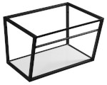 SKA konzole s policí 600x400x460mm, černá mat SKA101