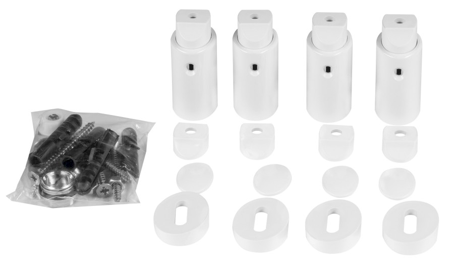 NDILE (41019) Montážní uchycení, sada, bílá NDILE