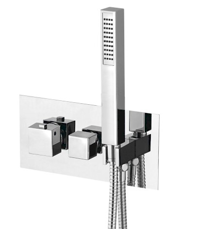 LATUS podomítková sprchová termostatická baterie vč. sprchy, 2/3 výstupy, chrom 1102-45