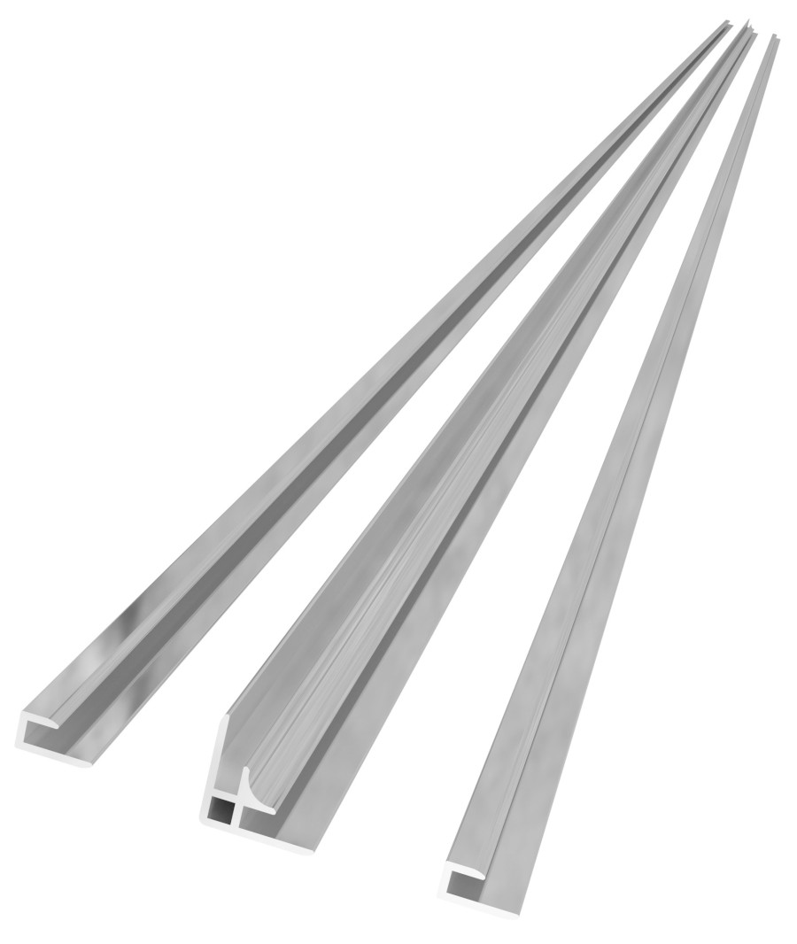 DP21CH (60370) DENIPAN set profilů pro rohovou instalaci, 2100mm, chrom DP21CH