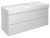 FILENA dvojumyvadlová skříňka 118x51,5x43cm, bílá mat FID1212W