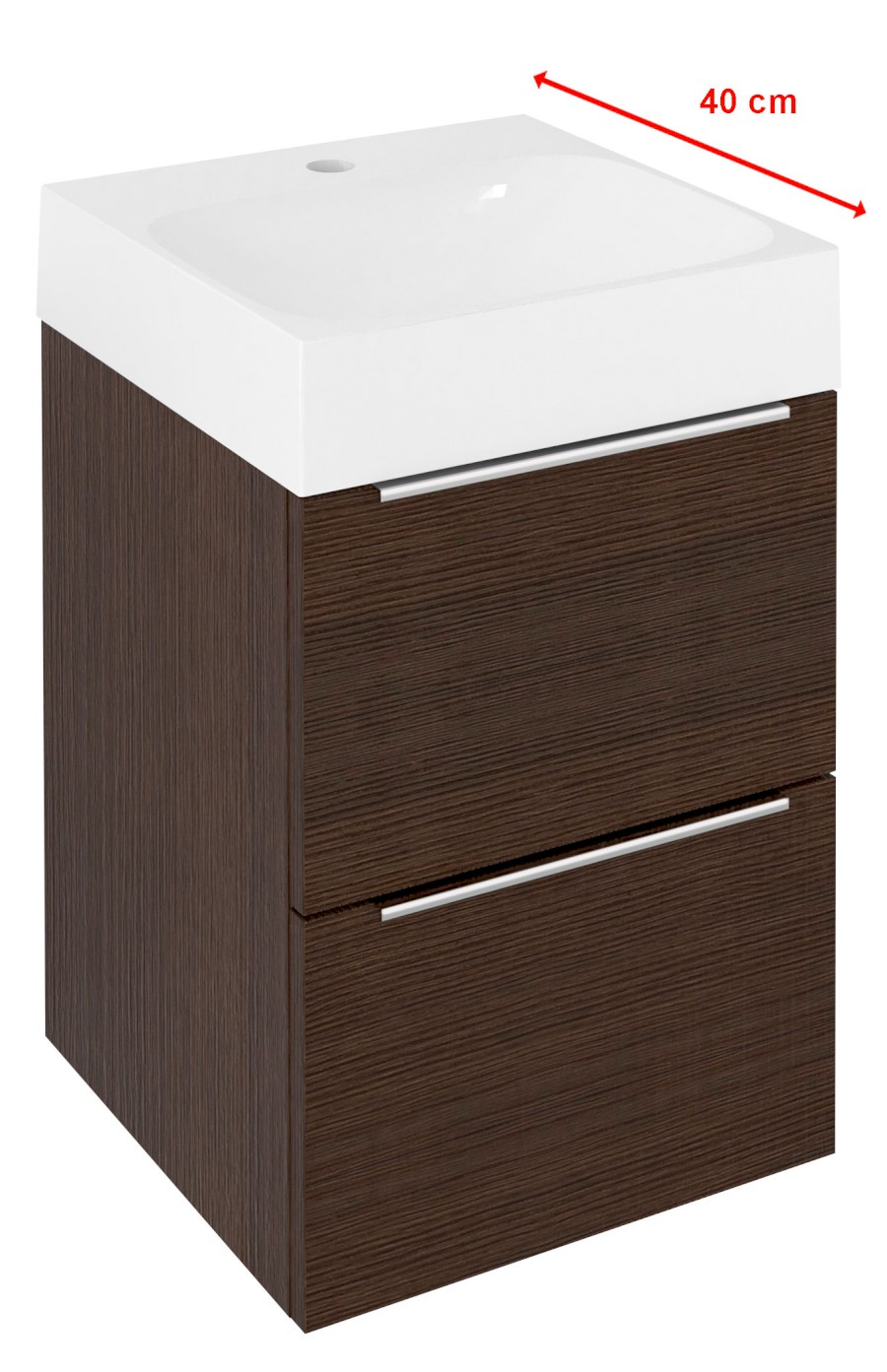 EM040-1616 (61120) EMONA umyvadlová skříňka 39,4x55x39cm, borovice rustik EM040-1616